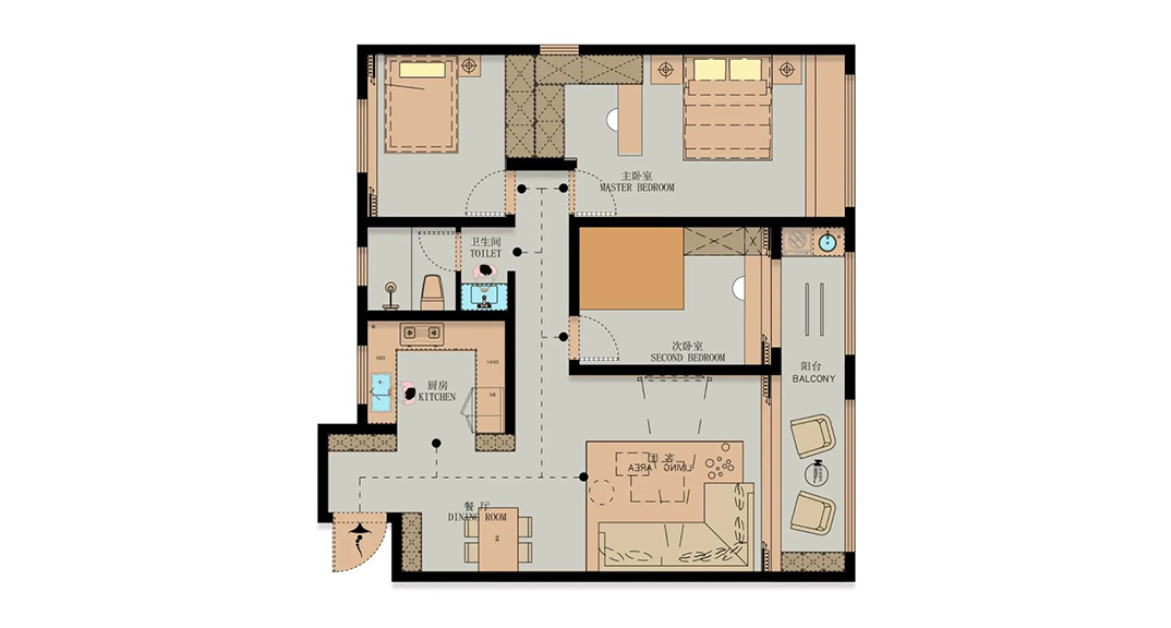 盛世華府129㎡三室兩廳戶(hù)型圖.jpg